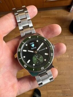 Withings ScanWatch 2 Nova – zelený ciferník + kožený pásek