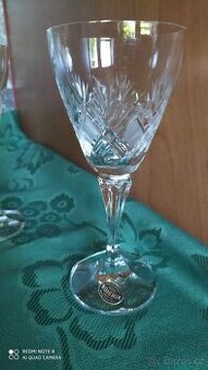 Krištáľové brousené sklenice