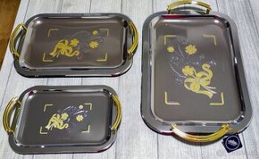 Sada kvalitních servírovacích táců (3ks)