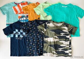 Trička s krátkým rukávem, vel. 110