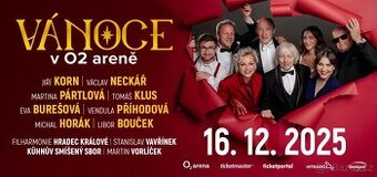 Prodám 2 vstupenky na Vánoce v O2 areně 16.12.