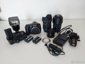 Sony A200, objektivy, příslušenství