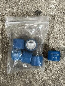 Válečky variátoru a spojkové pružiny 19×15,4