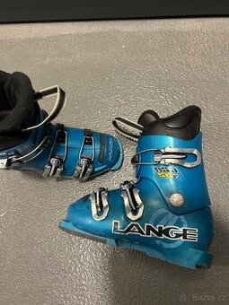 Dětské lyžařské boty LANGE, vel. 31 (19,5 cm), skelet 240 mm
