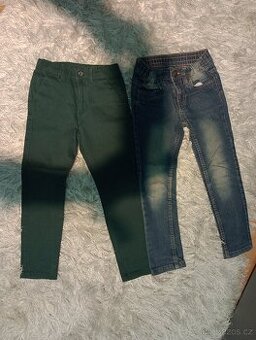 chlapecké kalhoty 104/110 (4 roky) - 2ks