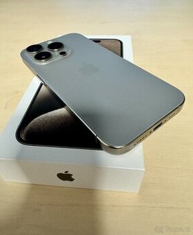 Apple iPhone 15 Pro, Natural Titanium, 256GB