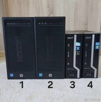 Stolní počítač - 4ks
