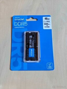 Crucial DDR5 48GB 5600MHz CL46 CT48G56C46S5 sodimm