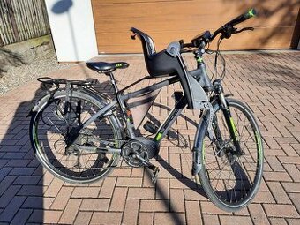 Lehce odnímatelná sedačka na kolo