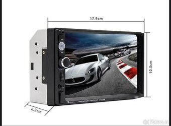 2DIN Autorádio 7"LCD 7023B, MP5 Přehrávač s Bluetooth