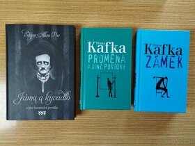 2x Franz Kafka a Edgar Allan Poe