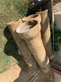Trubky kameninove betonove kanalizacni pouzite ale ciste - 1