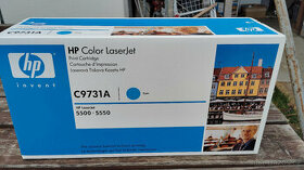 Originální toner HP 645A, HP C9731A, barva azurová (cyan)
