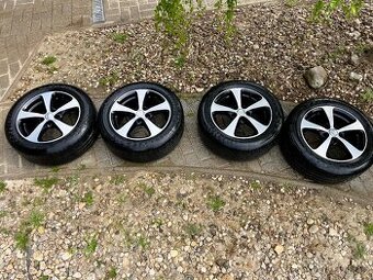 Alu kola Borbet + pneu 205/55 R16 letní