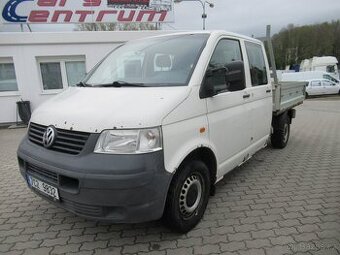 VW TRANSPORTER 2,5TDI 6 míst , valník
