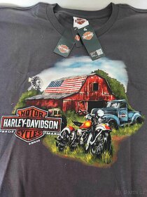 Pánské triko Harley Davidson 5XL nové více vzorů - 1
