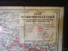 Mapa Země MoravskoSlezká - 1