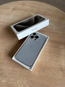 APPLE IPHONE 15 PRO 256GB PŘÍRODNÍ TITAN
