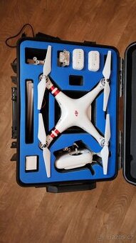 DJI Phantom 3 Standard + baterie + kufr + vylepšený ovladač