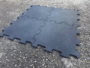 Gumová podlaha, gumové desky, gumové puzzle 10mm