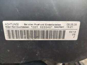 Motor Audi 3.0tdi v6 CDY A Zadreny