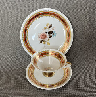 Porcelánová snídaňová retro sada, Winterling Bavaria