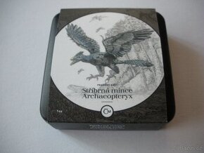 Stříbrná mince Pravěký svět - Archaeopteryx proof