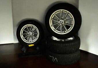 Originální alu kola BMW 5x112 + zimní 205/60r16
