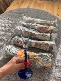 Sada 6 ručně foukaných skleniček – JTF