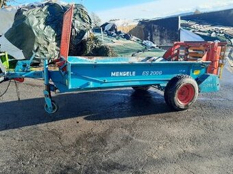 Další rozmetadlo hnoje Mengele 2 t