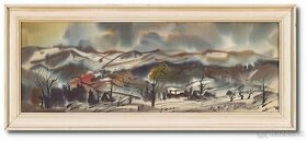 Ilja Hartinger - Zima na Valašsku - obraz