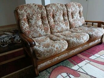 Sedací souprava rozkládací - pohovka a křeslo