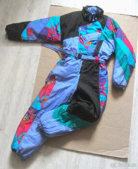 Vintage 90s zimní kombinéza dětská-teen-petit-XXS/XS