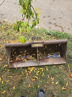 Svahovka rychloupínak ms03 záběr 120cm vhodné pro bagr 3T