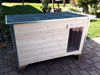 Psí bouda s krytinou a zástěnou (PALUBKY/OSB), 6 velikostí