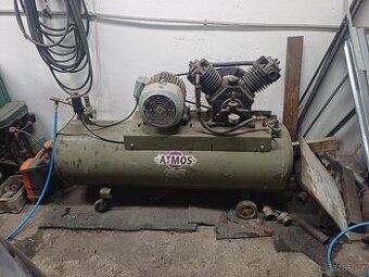 Prodam vzduchovy kompresor Atmos dvoupistovy 300l