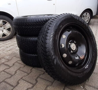 Disky se zimními pneu R15 -185/65 s TMPS - Renault, Dacia