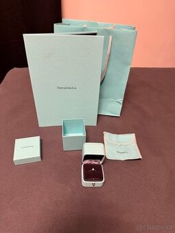 Tiffany & Co. zásnubní prsten s diamantem – vel. 52 - 1