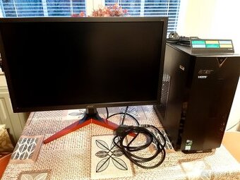 PC sestava Acer TC-885 a monitor Nitro