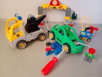 Lego duplo rušná autooprava