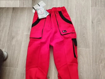 Montérkové kalhoty (červené) CANIS