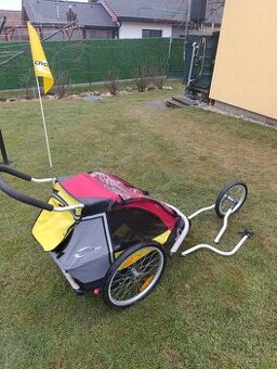 Dětský vozík za kolo