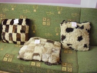 Kožešinové polštářky