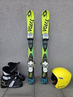 Lyže VÖLKL RACE TIGER, 90 cm + lyžáky + přilba