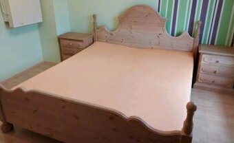 Selská kompletní ložnice z masivní borovice,6431