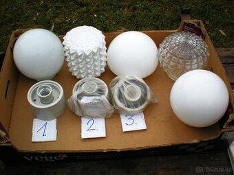 Svítidlo kopyto keramické šikmé a rovné