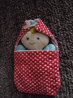 Retro hračka hadrová panenka