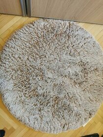 Kulatý koberec Lapin Shaggy protiskluzový