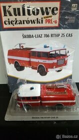 (PRODÁNO) - model Škoda LIAZ 706 RTHP 25 CAS HASIČI 1:43 DeA - 1
