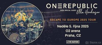 OneRepublic - O2 Arena - 5.10. 2025